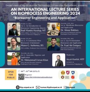 An International Lecture Series on Bioprocess Engineering
